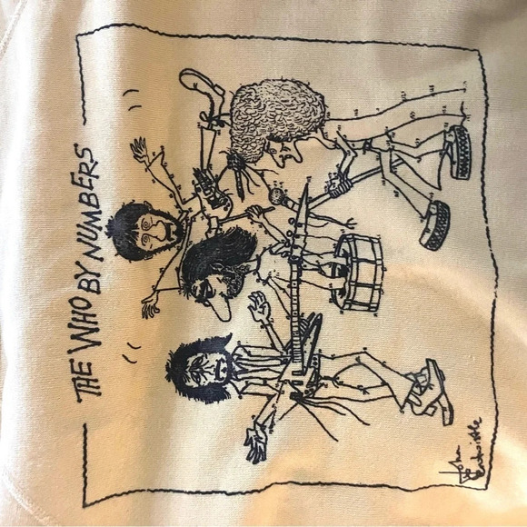 Vintage THE WHO By‎ Numbers Sweatshirt Medium - Picture 9 of 10